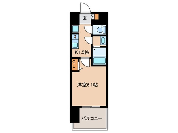 ﾌﾟﾚｻﾝｽ大須観音ﾌｨｴｽﾀ(1104)の物件間取画像